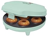 Bestron Donut Maker - Mini donut maker para 7 donuts pequeños, incluye luz indicadora y revestimiento antiadherente, 700 W, color menta