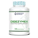 Scientiffic Nutrition - Digezymex, Enzimas Digestivas para Mejorar la Digestión y Reducir la Acidez - 120 Cápsulas Digezyme.