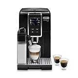 De'Longhi Perfetto Dinamica Plus ECAM 370.70.B Máquina de Café Automática con Sistema de Leche LatteCrema, Cappuccino y Espresso, Pantalla Táctil en Color TFT de 3,5', Color Negro